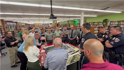 safety workshop with law enforcement partners